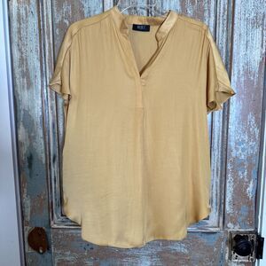 Reset Esme Blouse In Gold Size Women’s Large